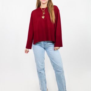 Red Velvet Sweater